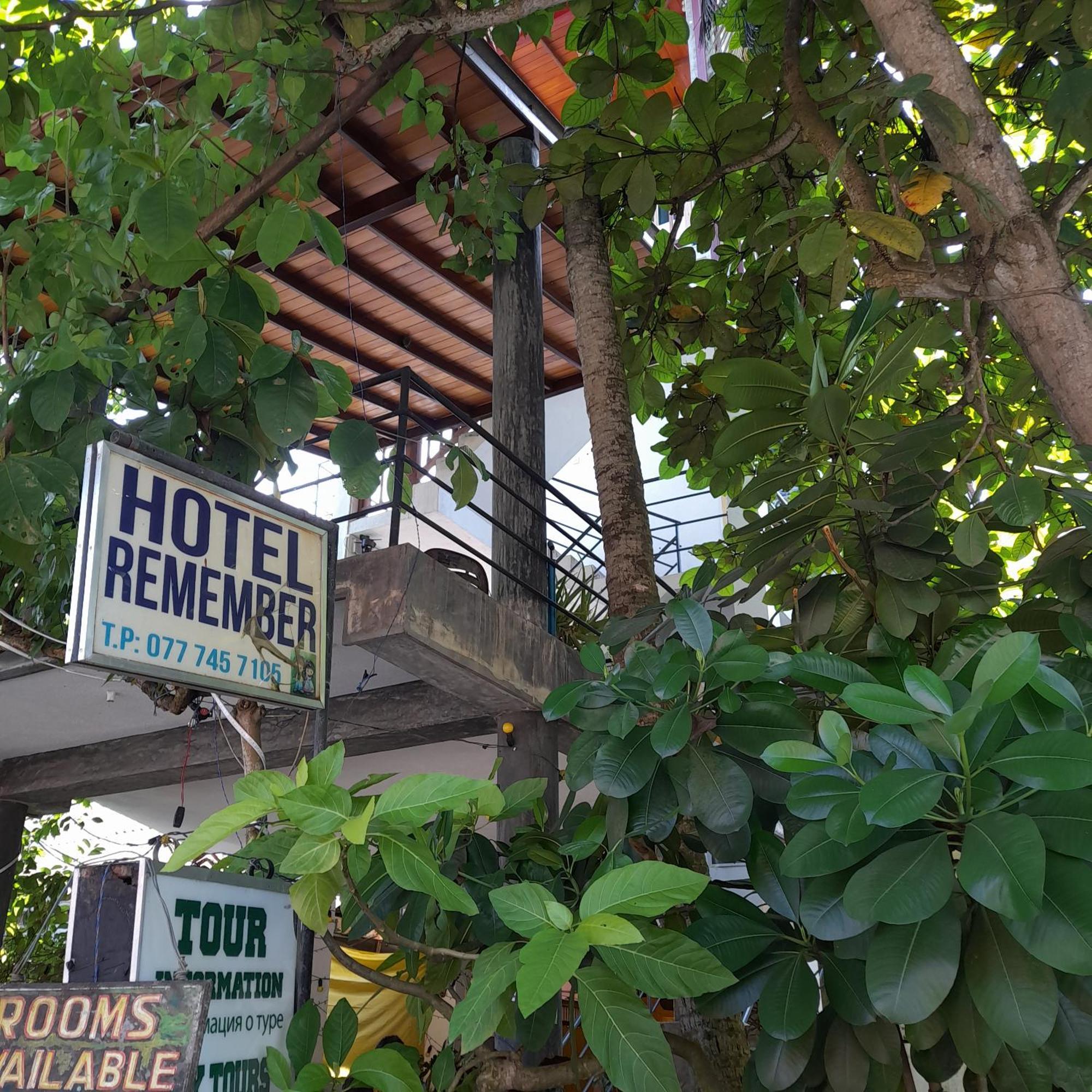 Hotel Remember Hikkaduwa Exterior foto